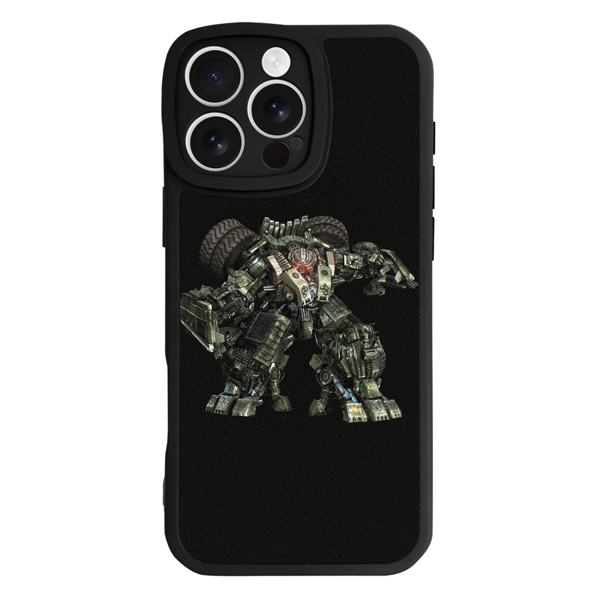 （画像用） Transformers トランスフォーマー 【iPhone 16シリーズ対応】シリコンスマホケース（レザー調） 材質：シリコン